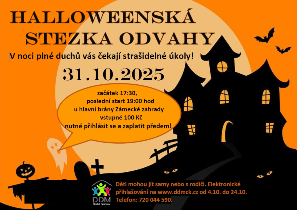 Halloweenská stezka odvahy