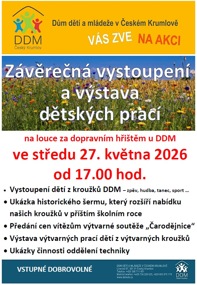 Závěrečné vystoupení a výstava