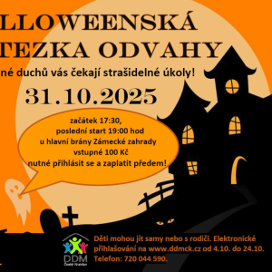 Halloweenská stezka odvahy