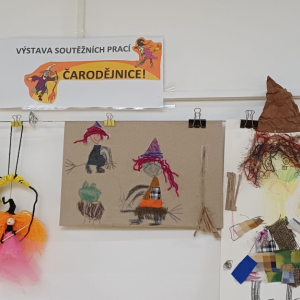 výtvarná soutěž na téma Čarodějnice- výstava